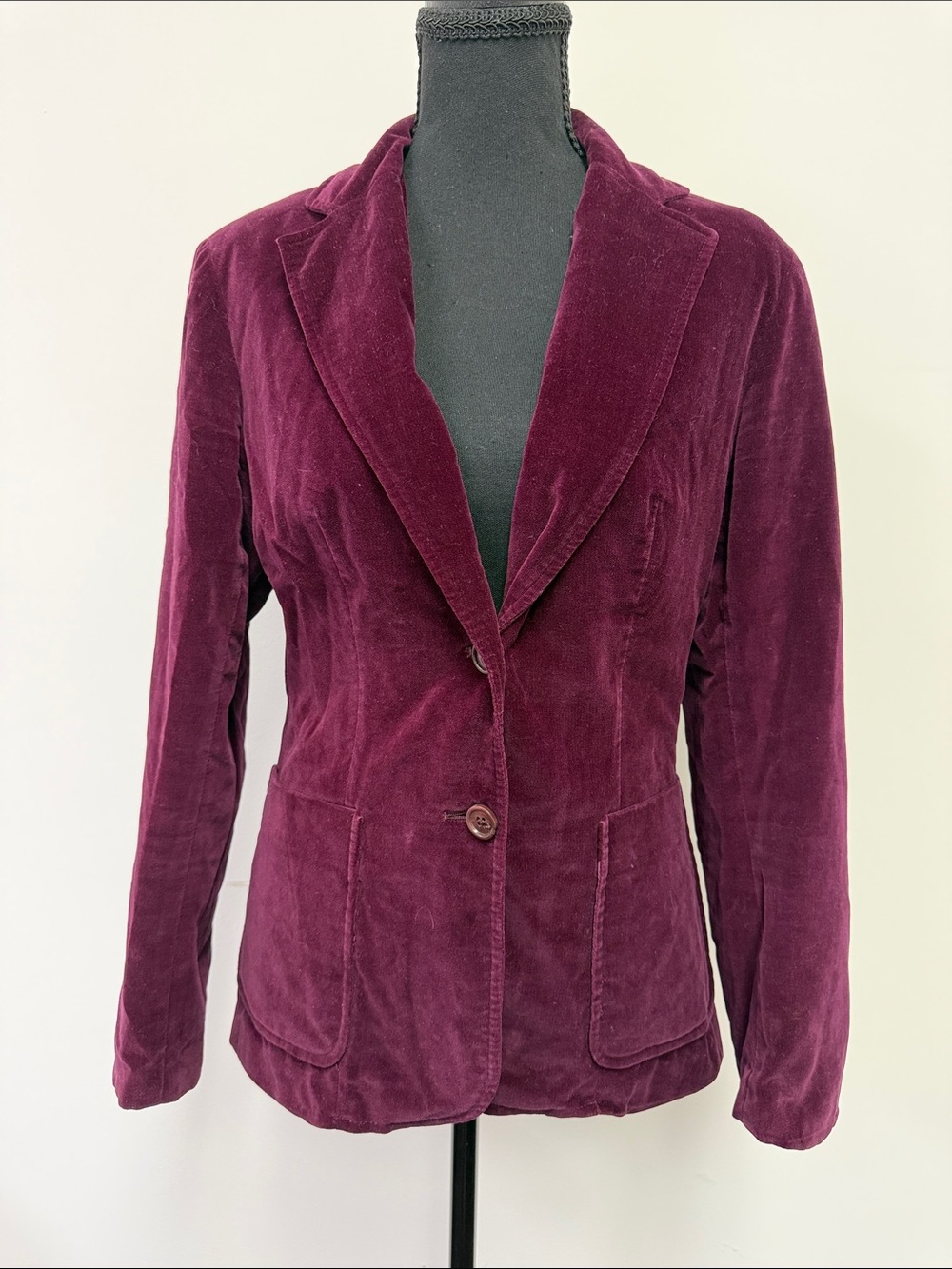 Merci Jr. Vintage Women's Velvet Blazer